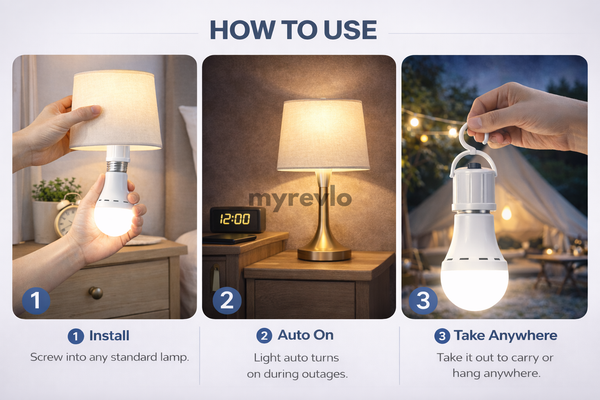 Always-On Emergency LED Bulb